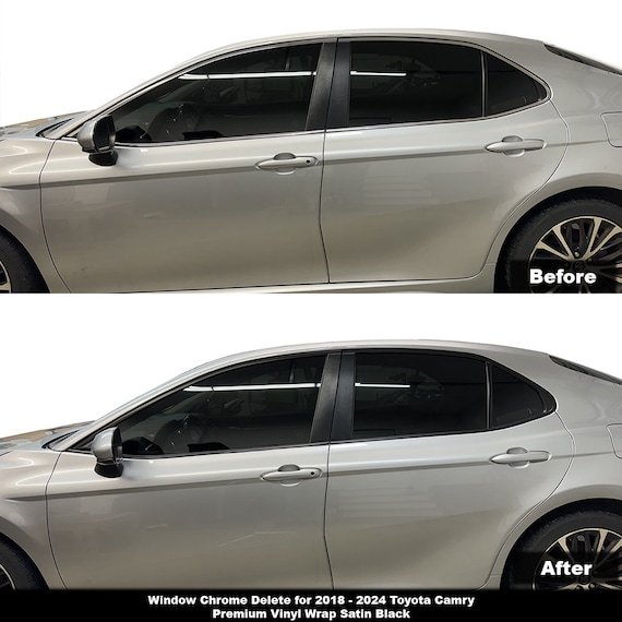 Crux Moto Window Chrome Delete for 2018 – 2024 Toyota Camry - Etsy