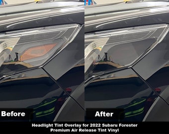 Crux Motorsports Precut Headlight Tint Kit for 2022 + Forester & Wilderness
