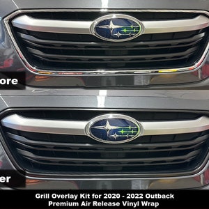 Crux Motorsports Precut Grill Chrome Delete Kit for 2020 + Subaru Outback