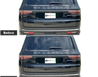 Crux Motorsports Rear Reflector / Reverse Light Tint Overlay Dark Smoke 20% for Jeep Wagoneer 2022 +