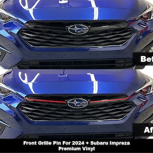 Crux Moto Grille Pin Stripe for 2024 + Subaru Impreza