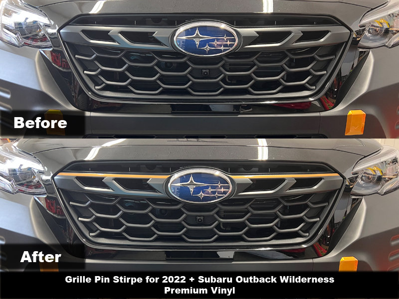 Crux Motorsports Precut Grill Pin Stripe Kit for 2022 - 2023
