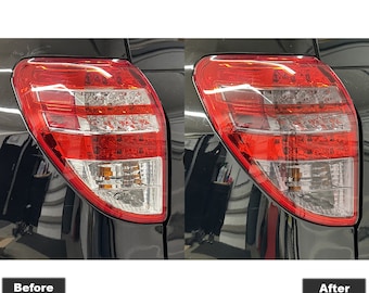 Crux Motorsports Light Smoke 50% Tail Light Tint for 2009 – 2012 Toyota RAV4