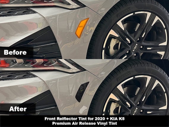 Crux Motorsports Front Bumper Reflector Tint for 2020 - 2024 KIA K5