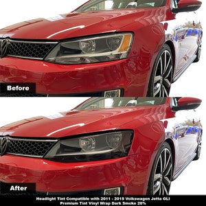 Crux Motorsports Air Release Headlight Tint for 2011 - 2015 VW Jetta Gli