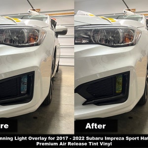 Crux Motorsports Precut Fog Light Tint Kit for 2017 - 2022 Impreza Sport Hatch