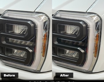 Crux Moto Turn Signal Vinyl Tint Overlay – Dark Smoke 20% | Precision Fit for 2023 + Ford Super Duty