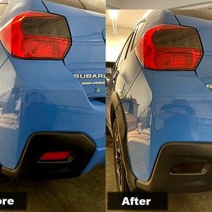 Crux Motorsports Precut Bumper Reflector Tint for 2013 - 2017 Subaru XV