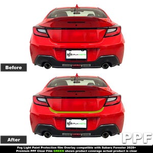 Crux Moto Rear Bumper – Paint Protection Film | Precision Fit for Toyota GR86 2022 +