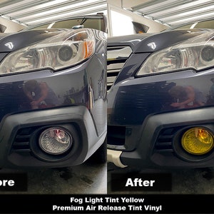 Crux Motorsports Precut Fog Light tint Kit for 2014 -2019 Outback