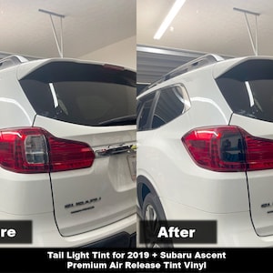Tinte de luz trasera precortado Crux Motorsports para Subaru Ascent 2019 - 2022