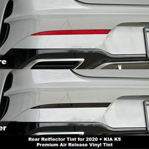 Crux Motorsports Rear Bumper Reflector Tint for 2020 - 2024 KIA K5