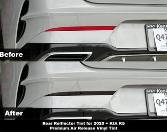 Crux Motorsports Rear Bumper Reflector Tint for 2020 - 2024 KIA K5