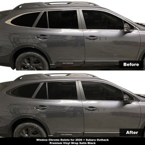 Crux Motorsports Window Chrome Delete Kit for 2020 + Subaru Outback