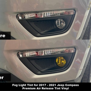 Crux Motorsports Precut Fog Light Tint for 2017 - 2021 Jeep Compass