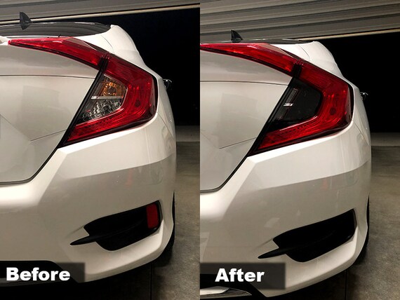 Honda civic tinted tail lights deals