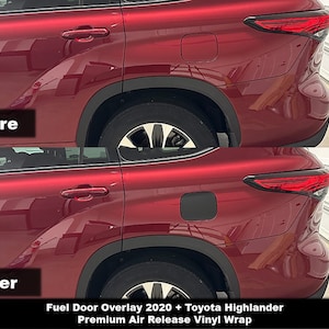 Revestimiento de puerta de combustible de Crux Motorsports para 2020 + Toyota Highlander