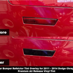 Crux Motorsports Rear Bumper Reflektor Tönnung für 2011 – 2014 Dodge Charger