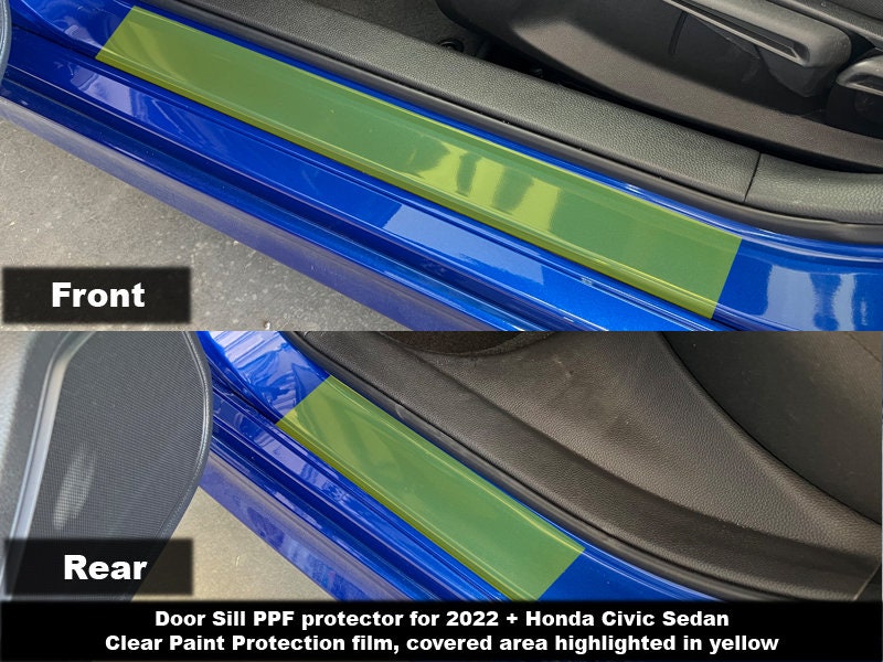 Crux Motorsports Side Sill Paint Protection for 2022 Honda Civic