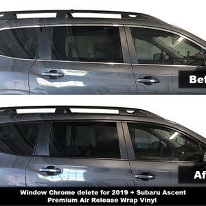 Crux Motorsports Precut Window Chrome Delete Kit for 2019 + Subaru Ascent