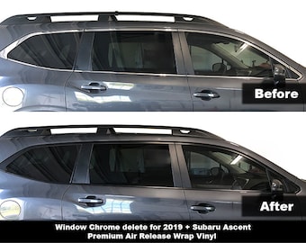 Crux Motorsports Precut Window Chrome Delete Kit for 2019 + Subaru Ascent