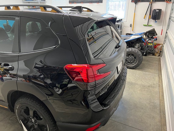 Crux Motorsports Precut Topographical Rear Spoiler Overlay