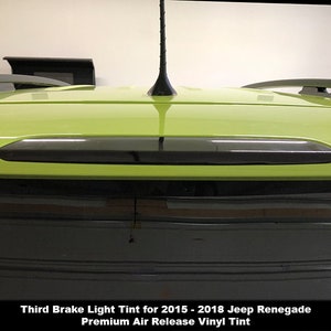 Crux Motorsports Tercera luz de freno precortada para Jeep Renegade 2015 - 2018