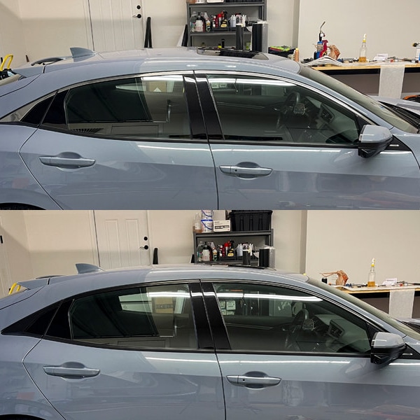 Crux Motorsports Precut Window Chrome Delete Kit for 2016 - 2021 Honda Civic Hatch