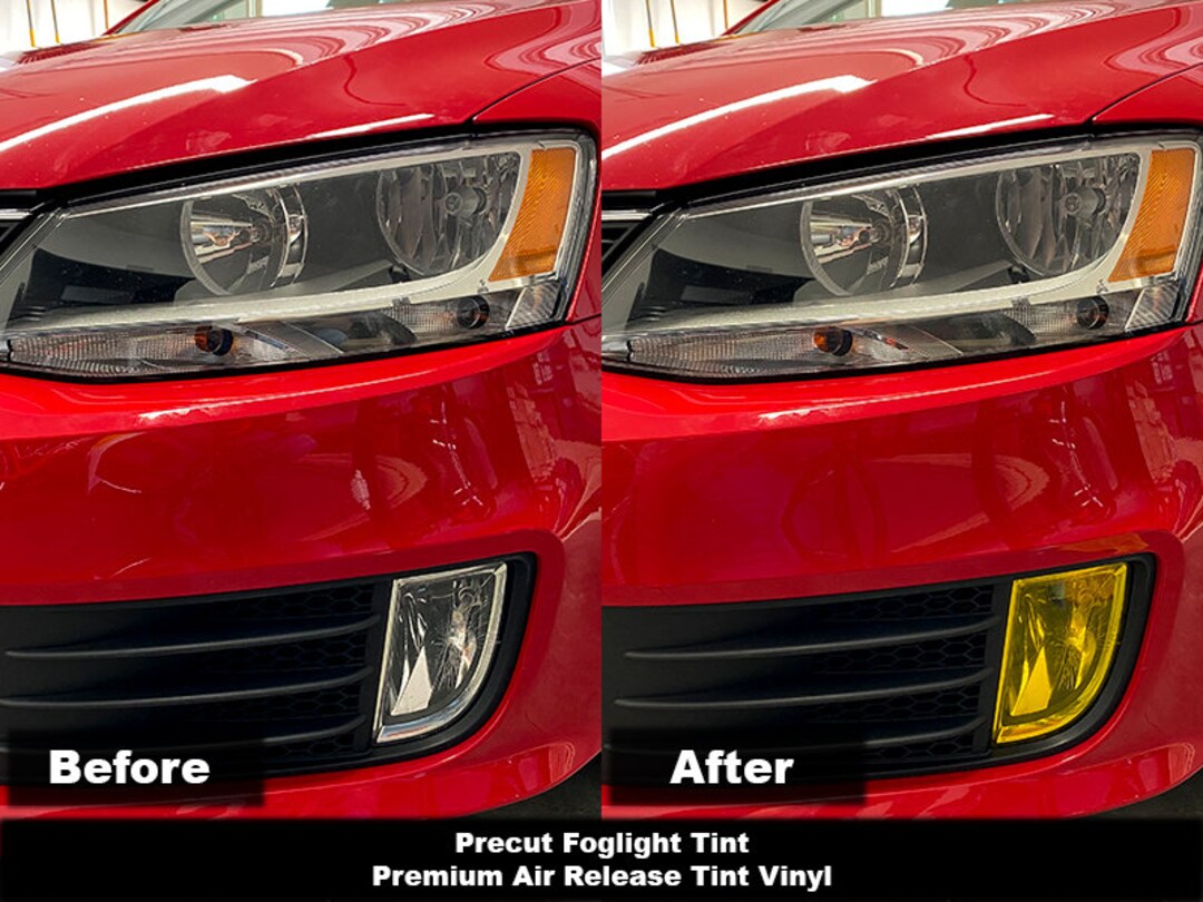Crux Motorsports Air Release Fog Light Tint for 2011 2015 VW Jetta Gli