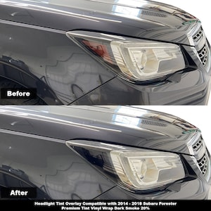 Crux Motorsports Headlight Tint for 2014 – 2018 Subaru Forester