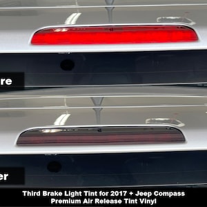 Crux Motorsports Precut Third Brake Light Tint for 2017 - 2021 Jeep Compass