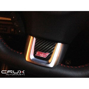 Crux Motorsports Air Release Steering Wheel Overlay for 2015 - 2021 WRX & STi