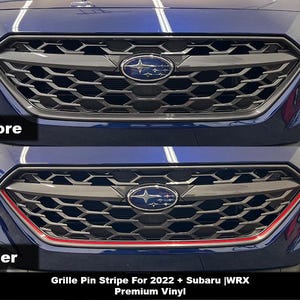 Crux Moto Grille Pin Stripe för 2022 + Subaru WRX