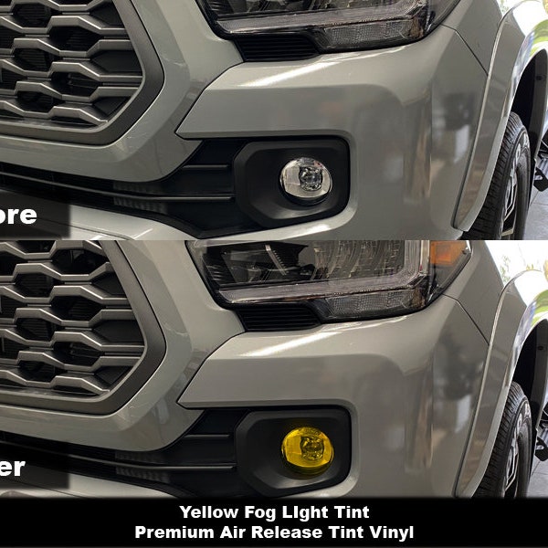 Crux Motorsports Precut Fog Light Tint Kit for 2016 + Toyota Tacoma