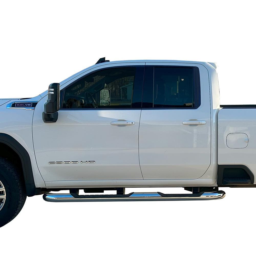 GG Wraps Pre-cut Vinyl Overlay Kit For 2014-19 GMC Sierra 1500 2500 3500 Window Trim (Chrome Delete)