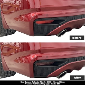 Crux Motorsports Light Smoke 50% Bumper Reflector Tint for 2019+ Nissan Altima