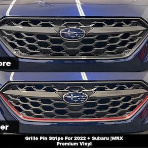 Crux Moto Grille Pin Stripe for 2022 + Subaru WRX
