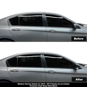 Crux Moto Window Chrome Delete for 2013 – 2017 Honda Accord