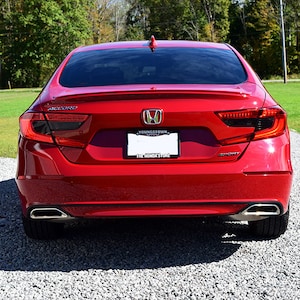 Crux Moto Tail Light Tint Overlay  For 2018 - 2022 Accord No Bubbles Air Release Film!