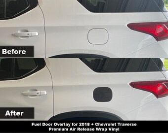 Crux Motorsports Precut Fuel Door Overlay for 2018 + Chevrolet Traverse