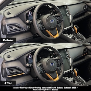 Crux Motorsports Interior Pin Stripe Overlay for Subaru Outback 2020 – 2025