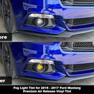 Crux Motorsports Fog Light Tint for 2015 – 2017 Ford Mustang