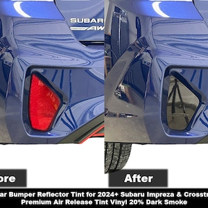 Crux Motorsports Dark Smoke 20% Rear Reflector Tint for 2024 + Subaru Impreza & Crosstrek