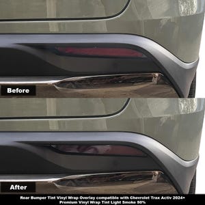 Crux Motorsports Light Smoke 50% Heckschürze Reflektor Tönung für 2024 + Chevy Trax AKTIV