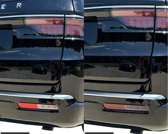 Crux Motorsports Rear Reflector / Reverse Light Tint Overlay Light Smoke 50% for Jeep Wagoneer 2022 +