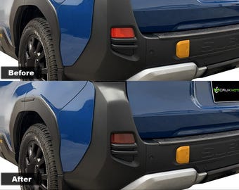 Crux Moto Rear Reflector Tint Kit Vinyl Overlays – Light Smoke 50% | Precision Fit for Subaru Wilderness 2026, 2027, 2028 +