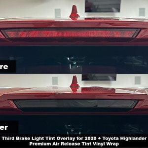 Crux Motorsports Third Brake Light tint for 2020 + Toyota Highlander