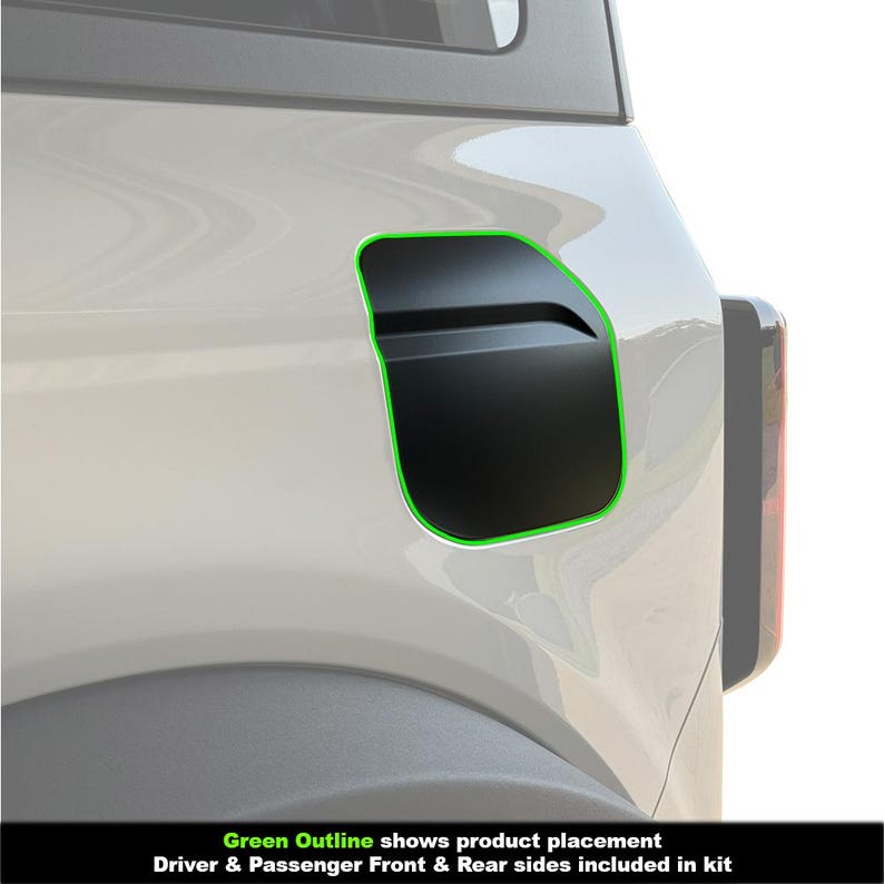 Crux Motorsports Fuel Door Vinyl Wrap Overlay for Ford Bronco 2021 Etsy