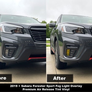 Crux Motorsports Precut Fog Light Tint Kit for 2019 - 2021 Subaru Forester Sport