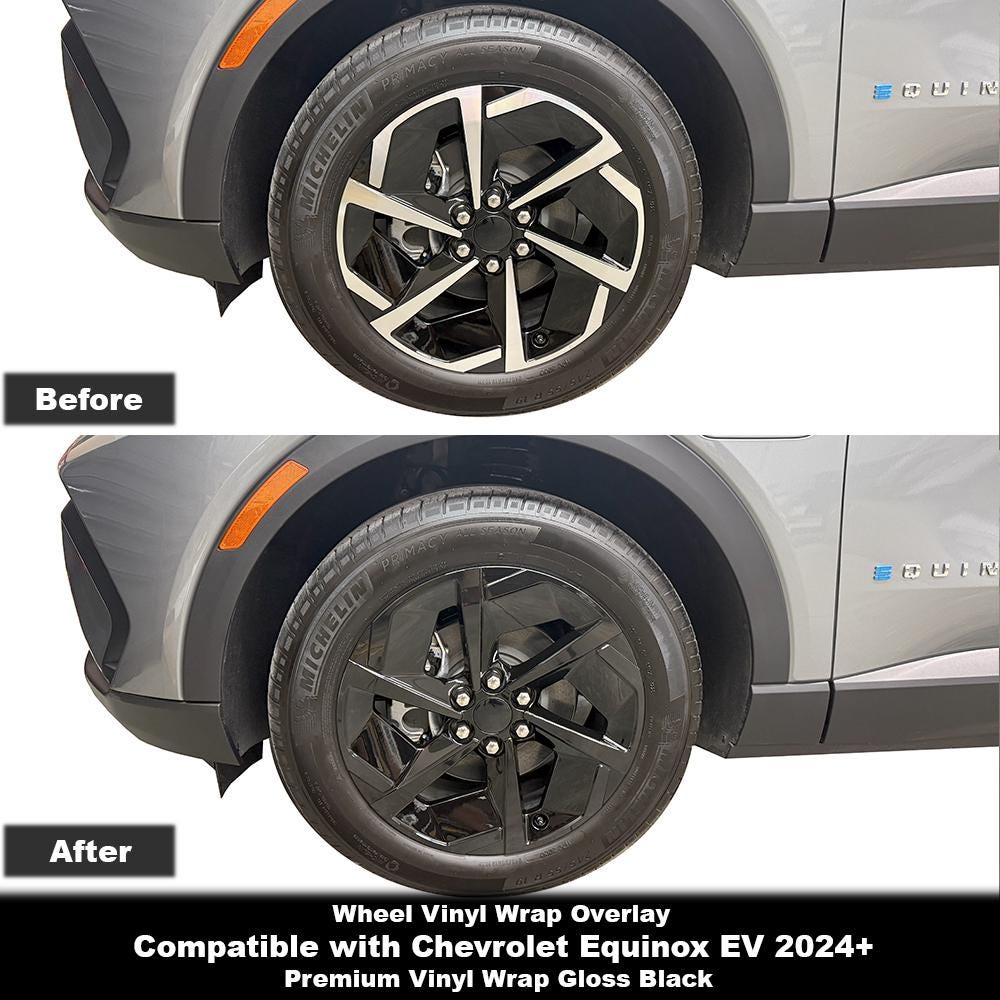 Crux Moto 19″ Wheel Vinyl Wrap Overlay | Gloss Black | Precision